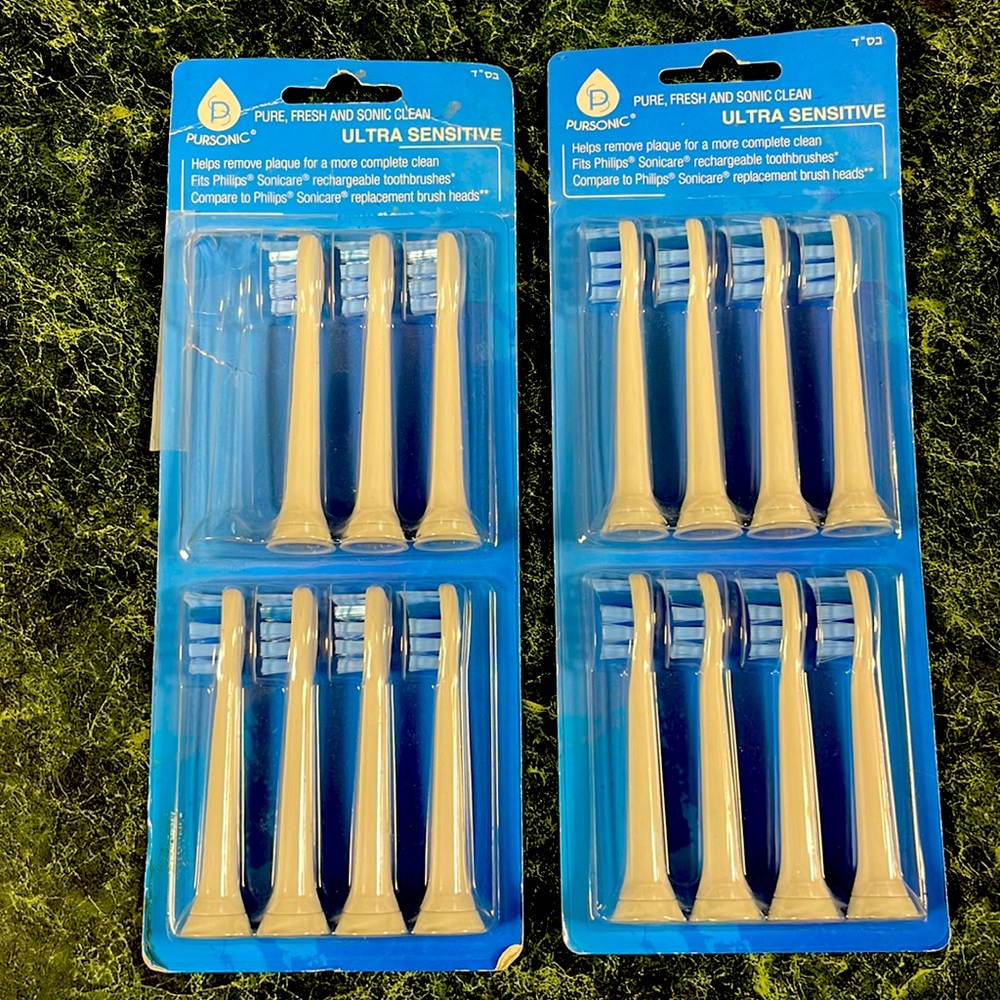 Pursonic sonicare compatible Toothbrush Refill heads (15)
